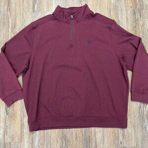 Izod Performance Pullover - Men Size 3XL -Stretch - 1/4 Zip -Cotton Blend